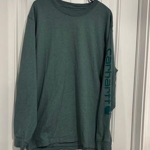 Carhartt Teal Long Sleeve t-Shirt